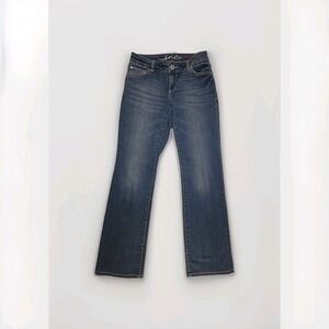 INC Curvy Fit Short Boot Leg Stretch Denim Jeans‎ Women's Sz 2